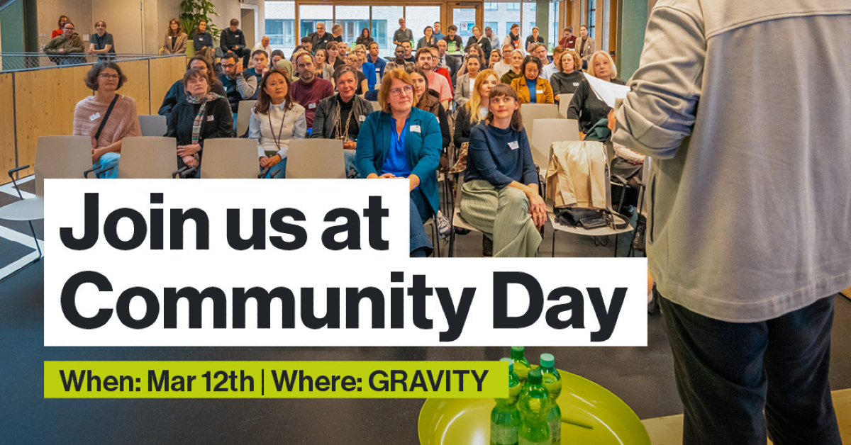 It's time for Community Day #1!